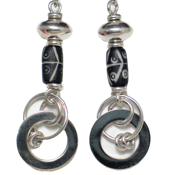 BoHo Halos | Sterling Silver Dangle Earrings - Picture 1 of 1